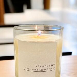 Versace Eros Men 9oz-Green,‎ Lemon, Cedar & Amber Candle